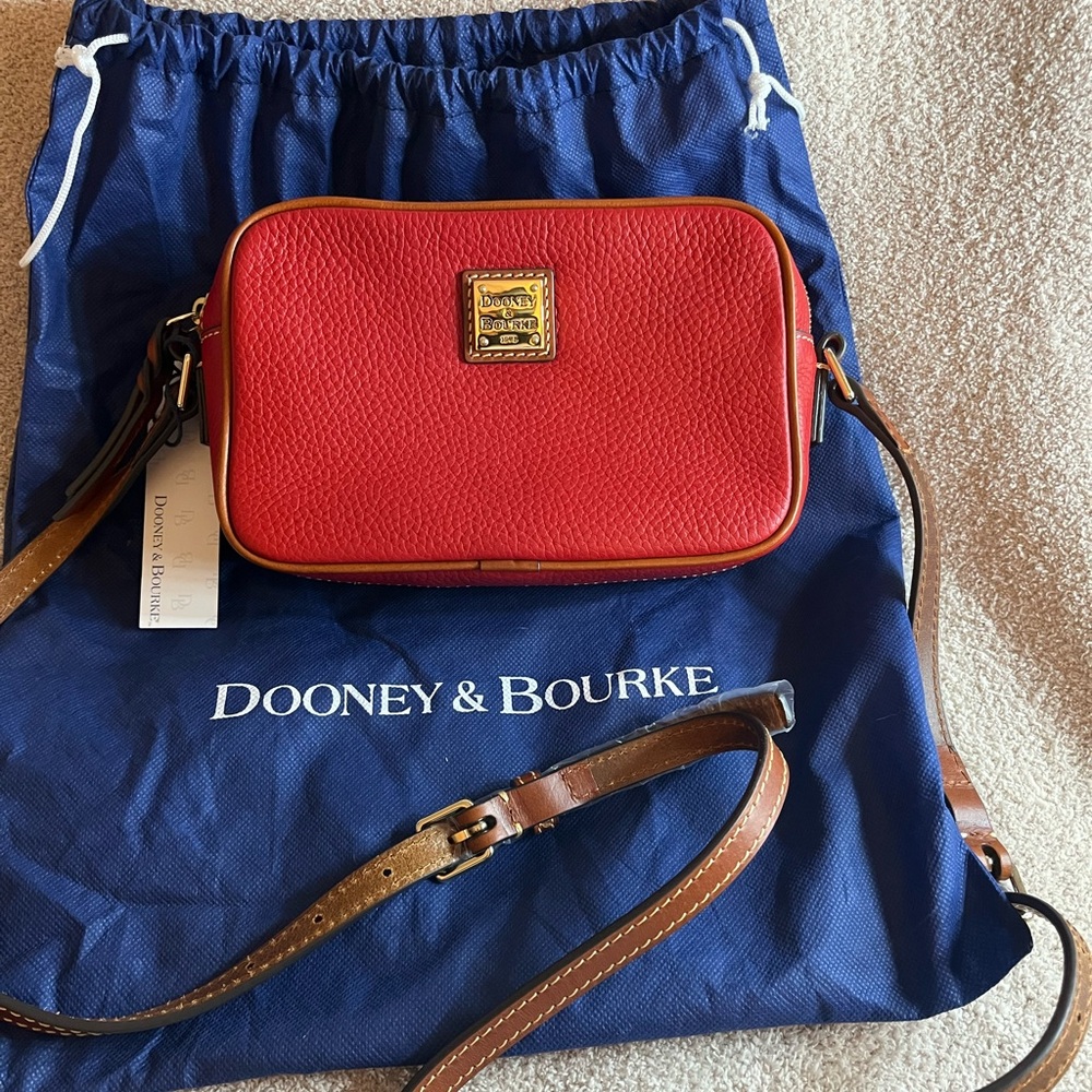 Dooney & Bourke Red Camera Crossbody